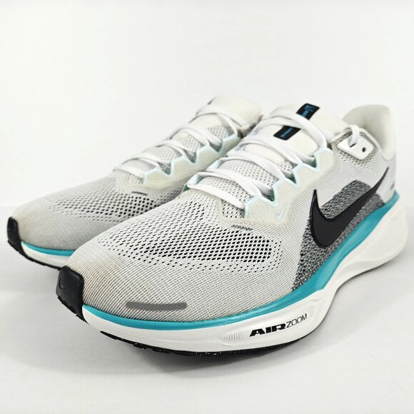 Nike Pegasus 41 Men’s 11 White Black Blue Running Shoes FD2722-103 Air Zoom - Picture 4 of 16